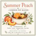 Summer Peach Simmer Pot Blend