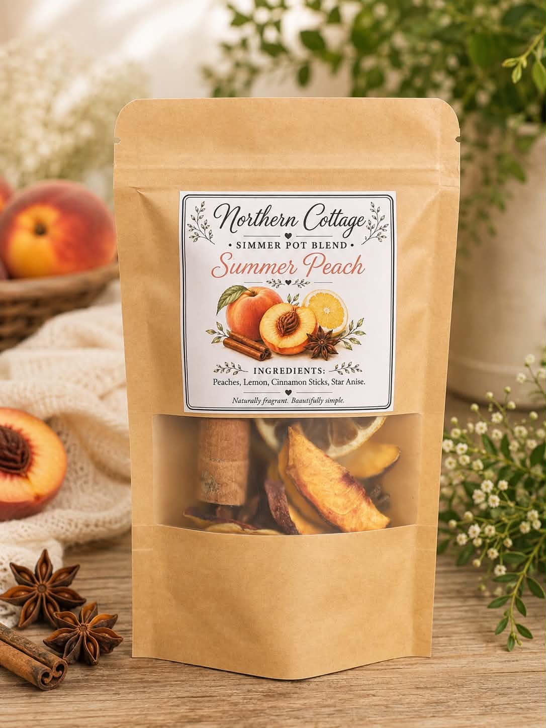 Summer Peach Simmer Pot Blend