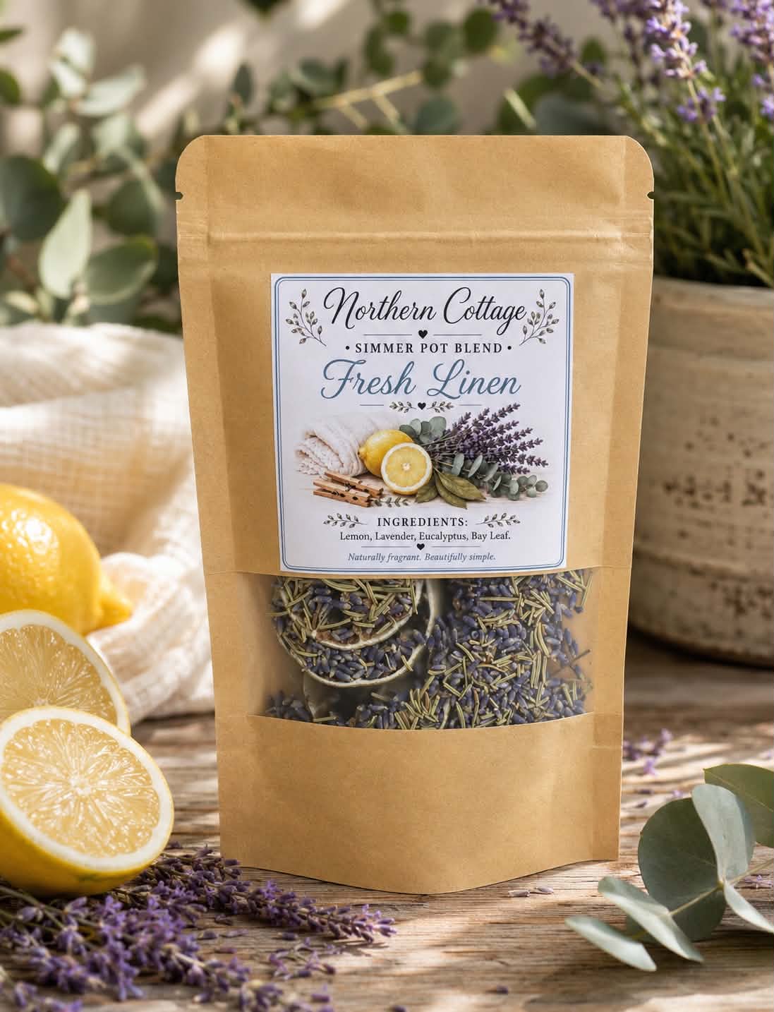 Fresh Linen Simmer Pot Blend